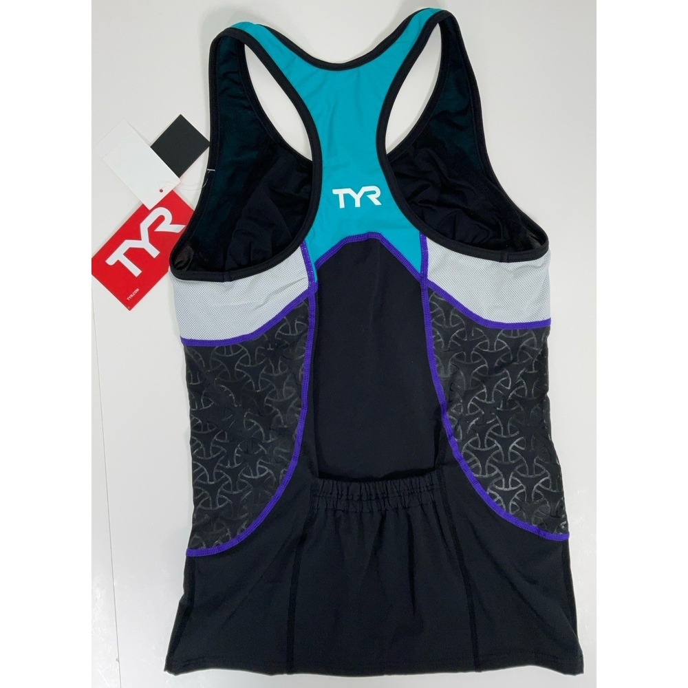 NWT Women's TYR Competitor Collection Compression Web Tank Top Racerback Small - Picture 5 of 7